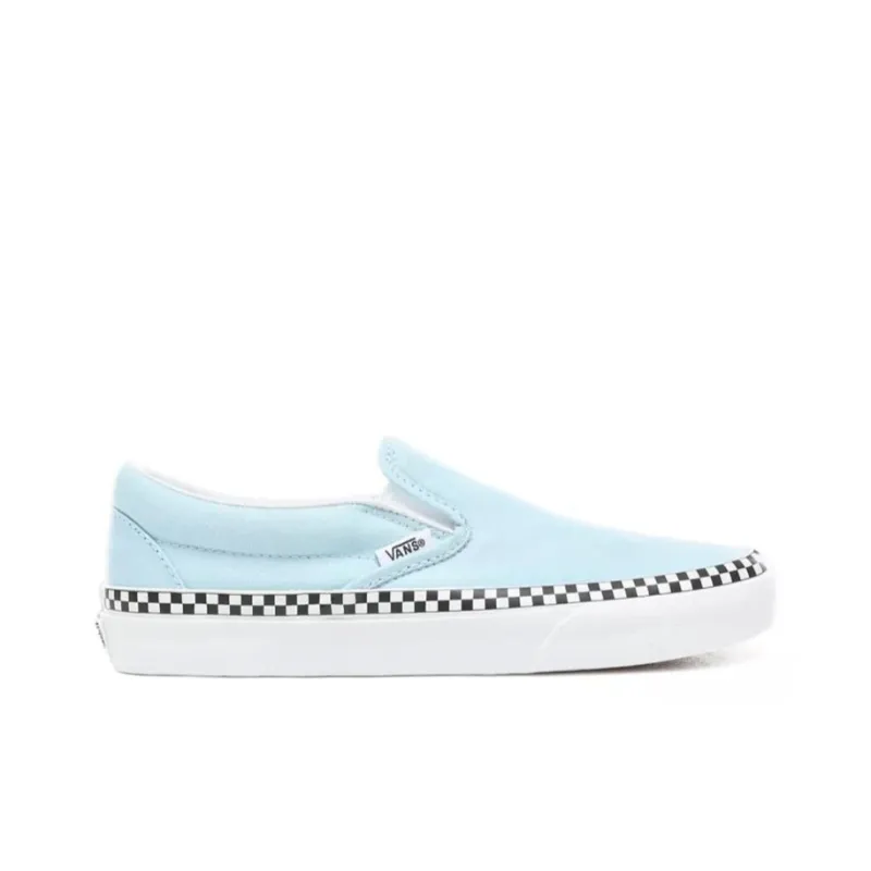 Vans Slip on Low Top Skateboard Shoes Unisex Blue-1