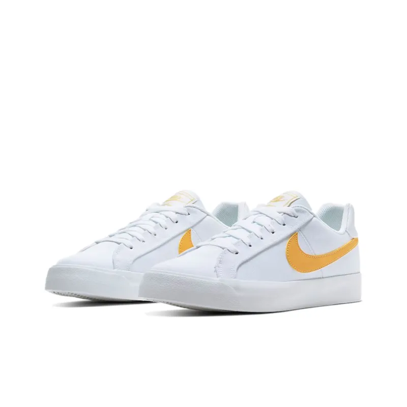 Nike Court Royale Ac Canvas White Topaz Gold Women's-2