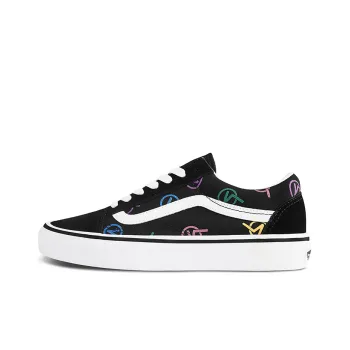Vans Old Skool Black Colored Logo 'Black White'