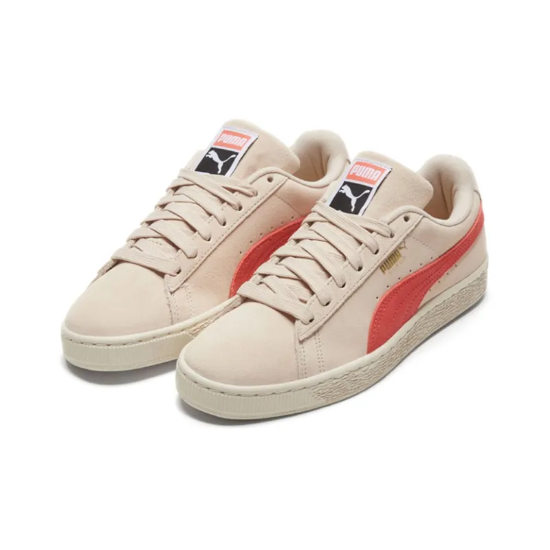Puma Suede Cream Hot Coral-2