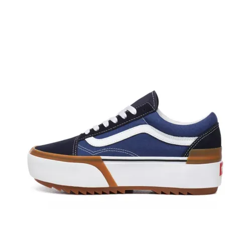 Vans Old Skool Skateboard Shoes Women's Low-Top Black/Blue