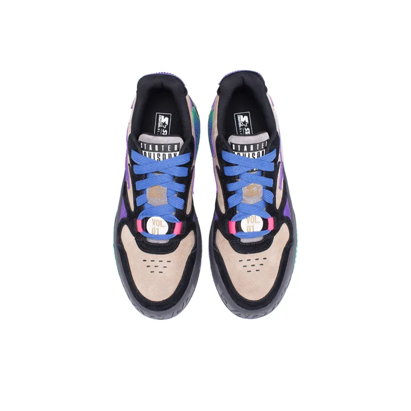 STARTER Height Increasing Low Top Skateboard Shoes Men's Blue Purple-4