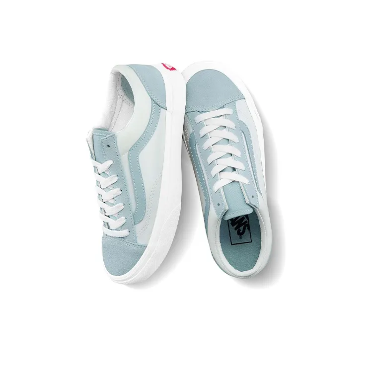 Vans Style 36 Splicing Contrasting Colors Low Tops Casual Skateboarding Shoes Blue Unisex-3