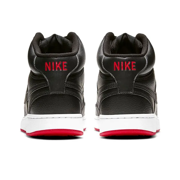 Nike Court Vision Mid Black University Red-4
