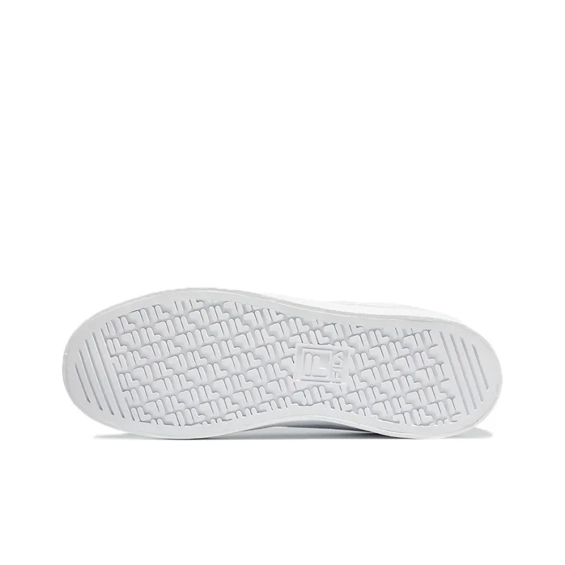 FILA Court Deluxe Skateboard Shoes Unisex White Green Korean Style-5
