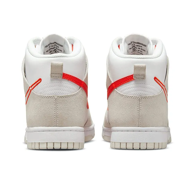 Nike Dunk High First Use White Sail Orange Women's-4