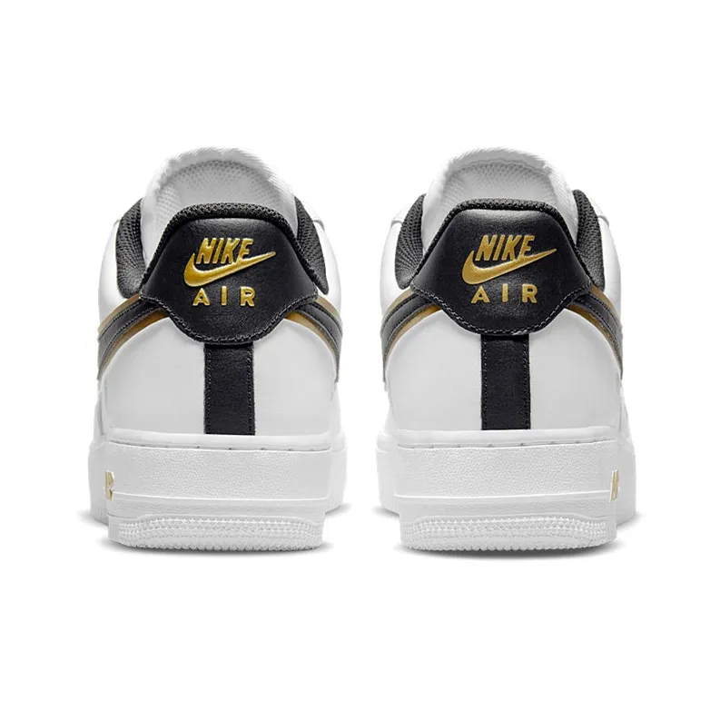 Nike Air Force 1 Low '07 LV8 Double Swoosh White Metallic Gold-4