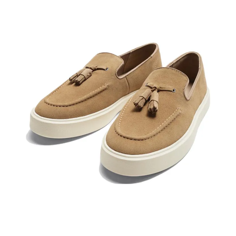 ZARA Loafers Men Beige-1
