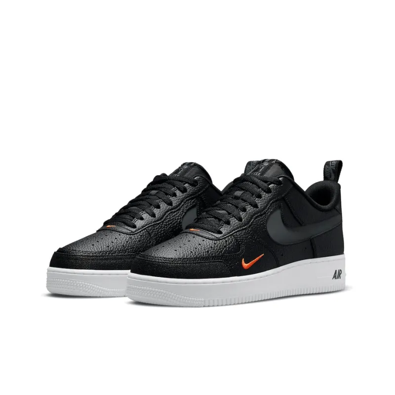 Nike Air Force 1 Low '07 LV8 Black Tumbled Leather-1