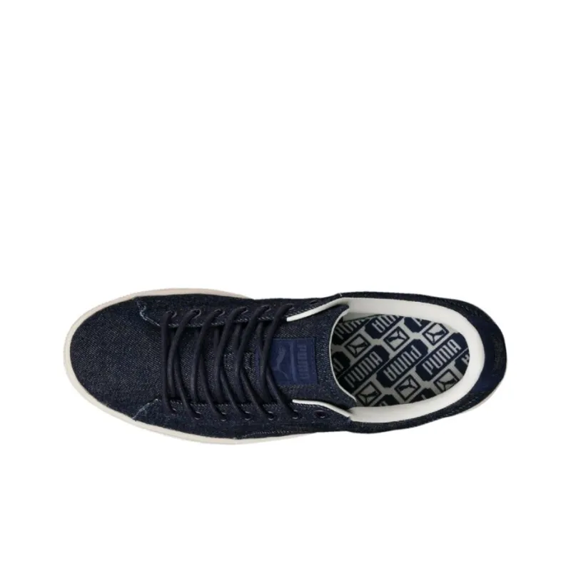 PUMA Basket Classic Denim 'Navy White'-3