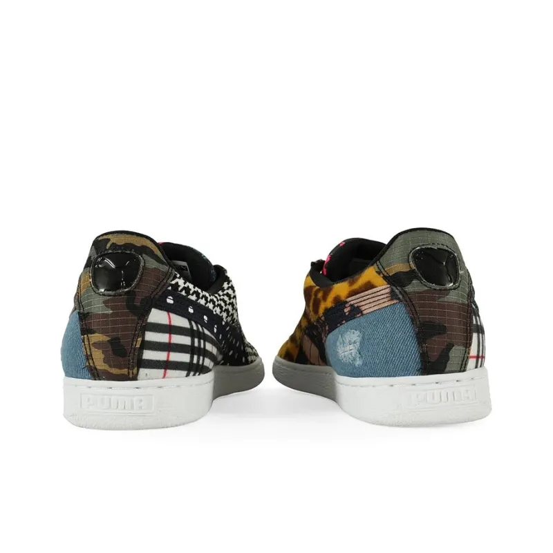 PUMA Court Culture Sneakers Black/White/Yellow/Red/Blue-3