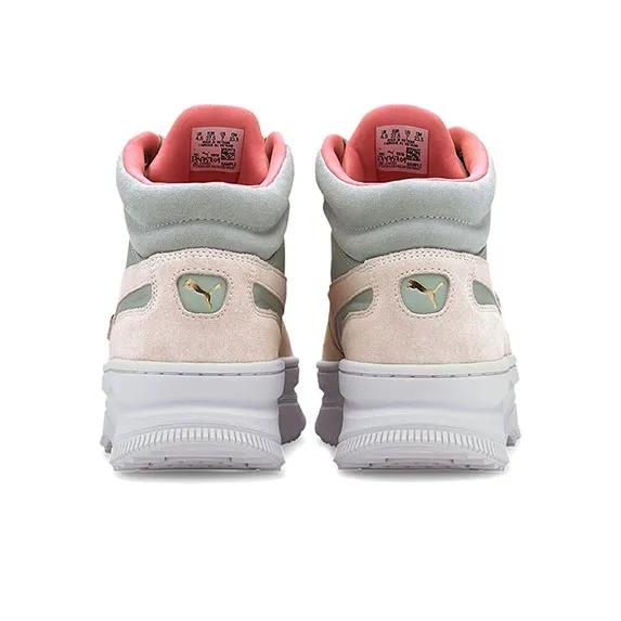 PUMA Deva Suede Khaki/Green/White Women's-3