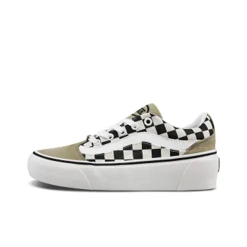 Vans Shape Ni Checkboard 'Gray Black White' Women's