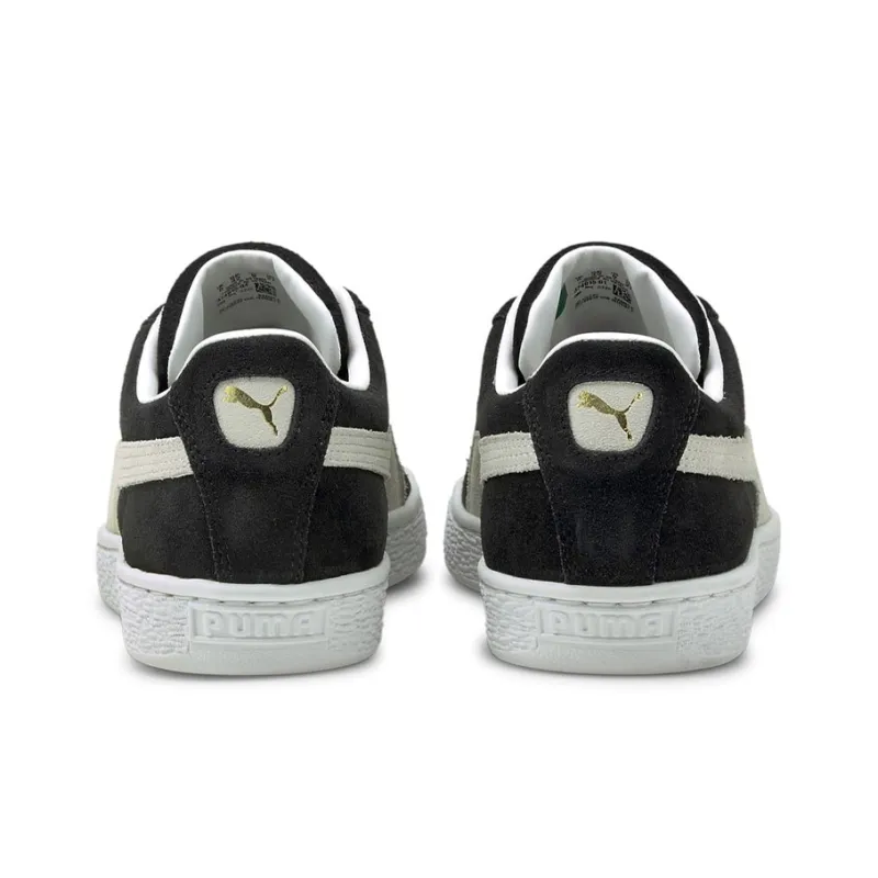 PUMA Suede Classic Xxi Low-Top Skateboard Shoes Unisex Black White-3