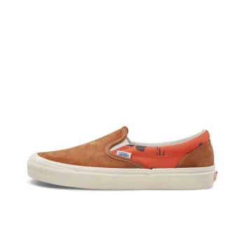 Vans Slip On Modernica Orange Hawaiian Print
