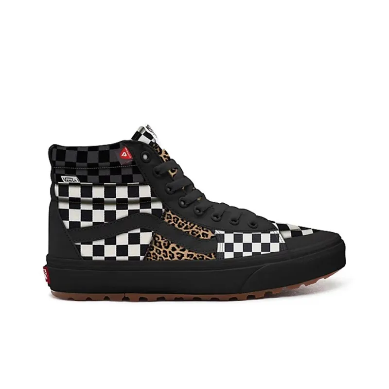 Vans Customs Checkerboard Leopard Mte Sk8 hi 2.0 Dx Black/White-1