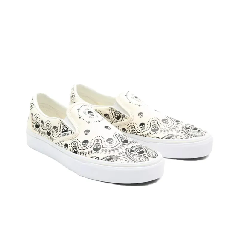 Vans Classic Slip On 'Bandana Classic White'-2