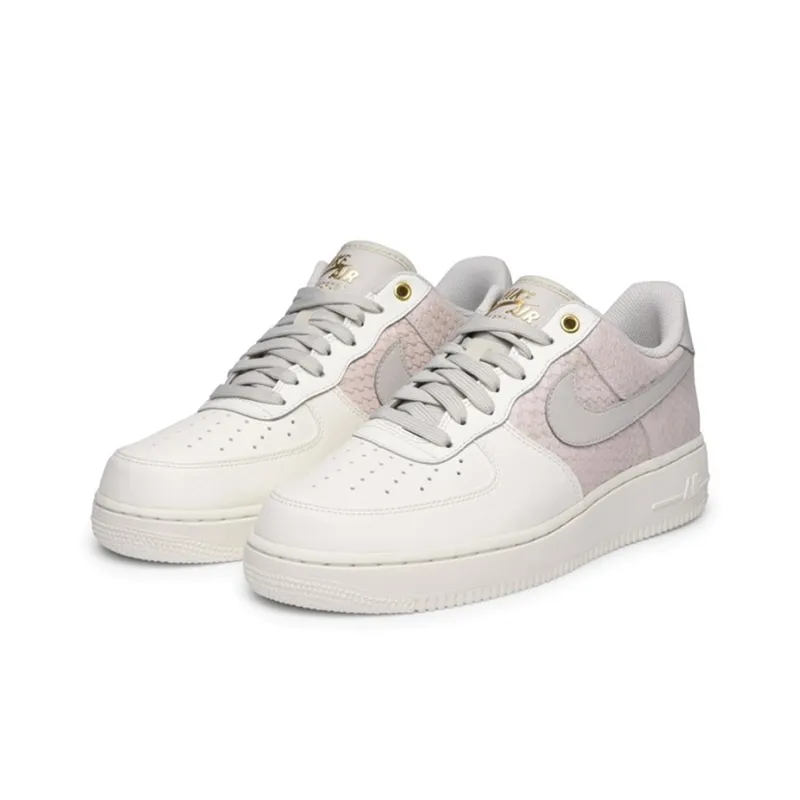 Nike Air Force 1 Low Sail Light Bone Metallic Gold-2