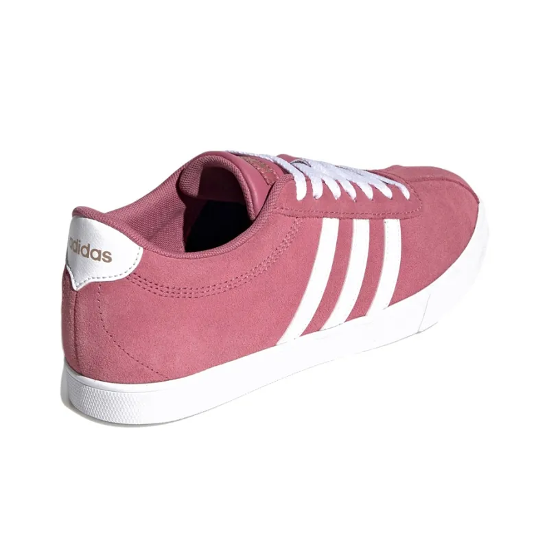 Adidas Neo Courtset Slip Resistant Low Top Skateboard Shoes Women's Brick Red-3