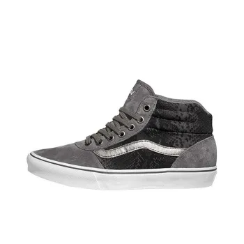 Vans Milton Hi Casual Skateboarding Shoes Gray Women's