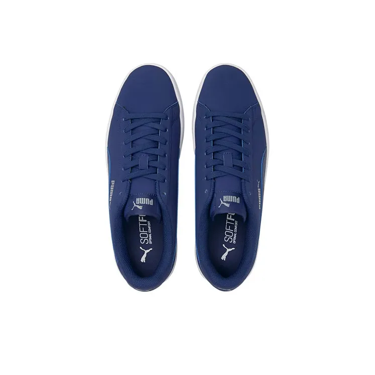 PUMA Smash V2 V2 Buck Trainers Low-Top Skateboard Shoes Unisex Blue-2