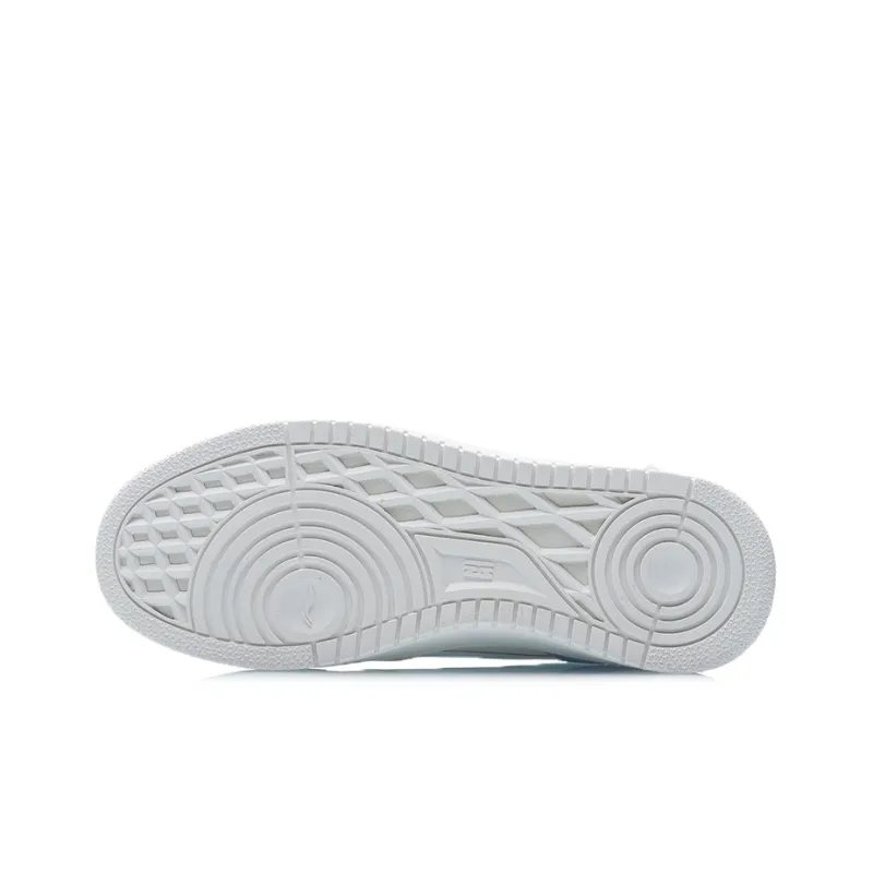 LiNing Slip Resistant, Abrasion Resistant, Balance, Lightweight Low Top Skateboard Shoes Women's White Pink Purple-4