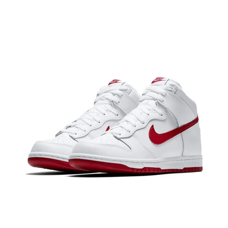 Nike Dunk High White Gym Red 2017-1