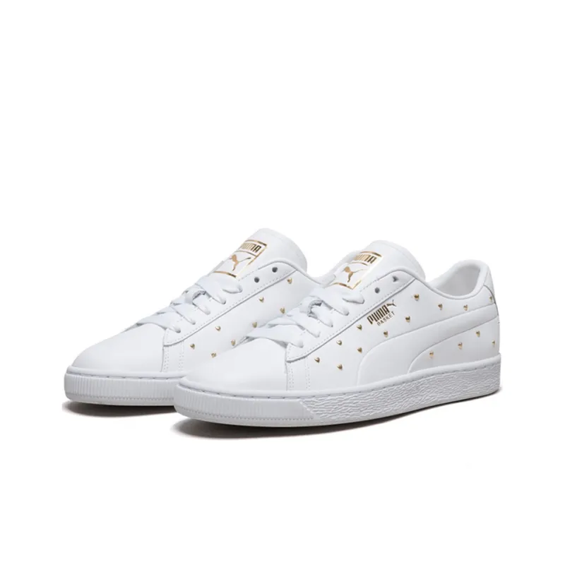 PUMA Basket Studs 'White' Women's-2