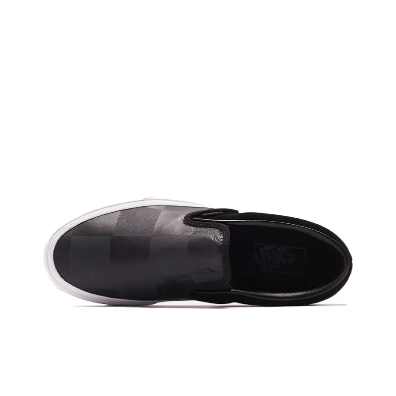 Vans Classic Slip On Oversized Checkerboard Black-3