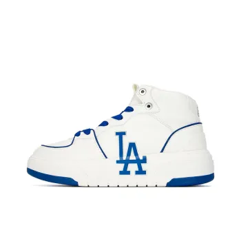 MLB Chunky Liner High Top Skateboard Shoes Unisex White Blue