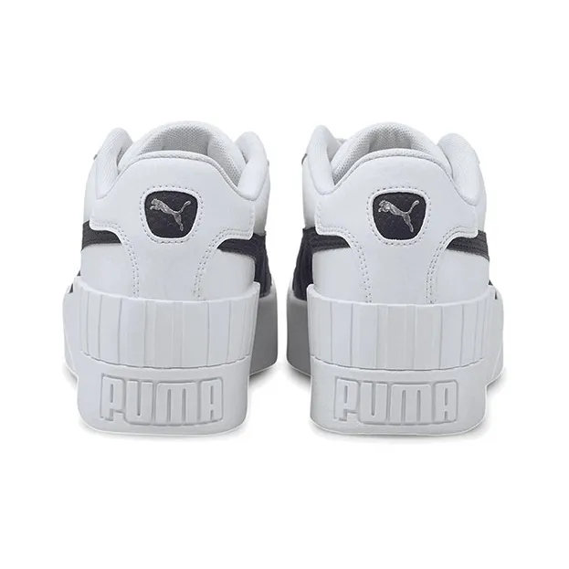 PUMA Cali Wedge 'White Black' Women's-3