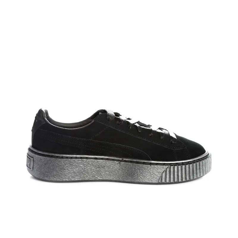 PUMA Suede Platform 'Black' Women's-1