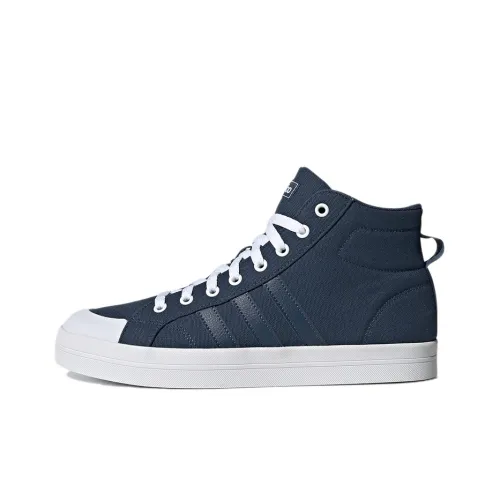 Adidas Neo Bravada Skateboard Shoes Men Mid-Top Navy Blue