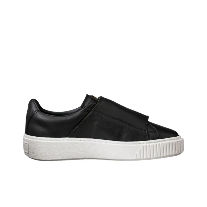 PUMA Basket Platform Big Strap 'Black' Women's-1