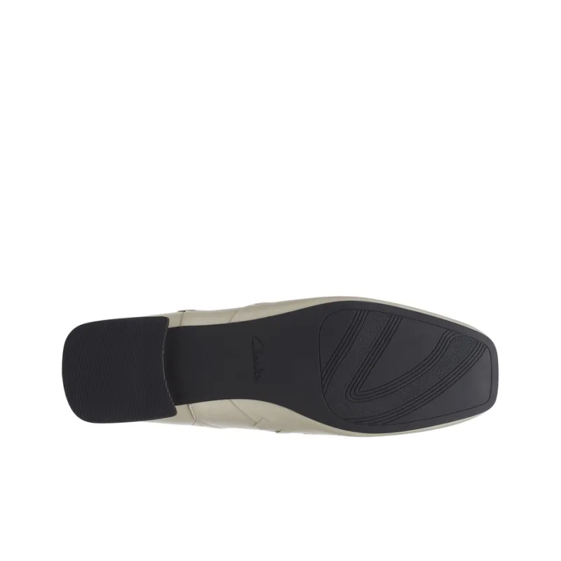 Clarks Light Dance Series Casual Single Shoes Women's White-4