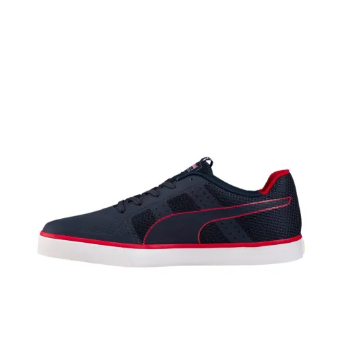 PUMA Red Bull Skateboard Shoes Men Low-Top Blue/Red