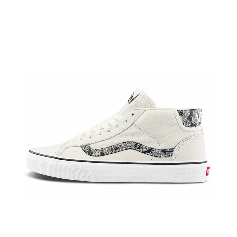 Vans Mid Skool 37 'Sport Paisley White Black'-0