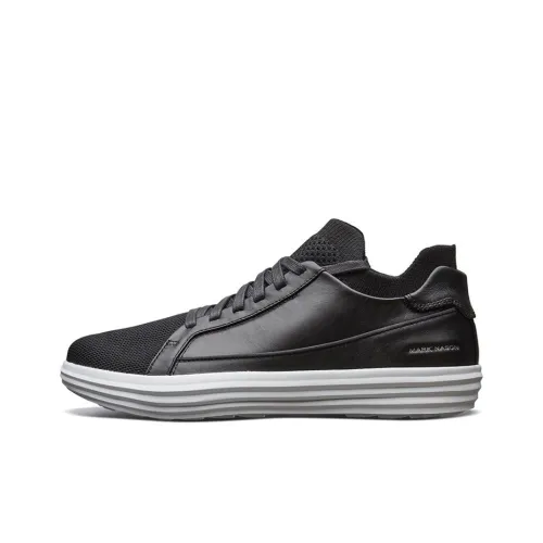 Skechers Shogun Skateboard Shoes Men Low-Top Black/White