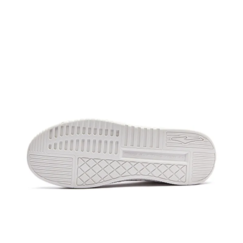 Erke Sprout Low Top Skateboard Shoes Men's White Brown-3
