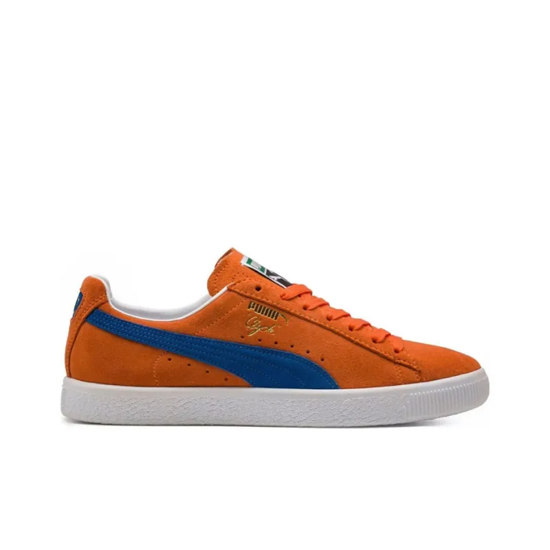 PUMA Clyde Balance Lightweight Low-Top Skateboard Shoes Men's Orange-1