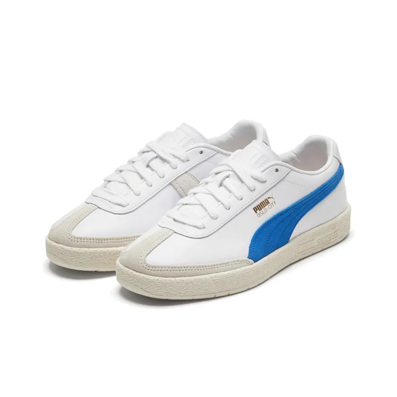 PUMA Oslo City Prm Low White/Blue-2