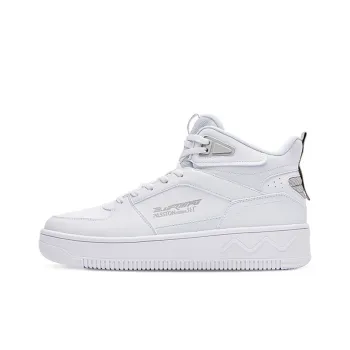 361° Burning Tide 1 Anti Slip And Wear Resistant Lightweight Low Top Skateboard Shoes Men's White Gray