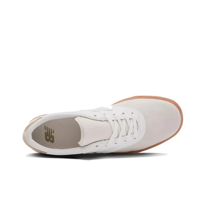 New Balance NB 55 Wear-Resistant Balanced Lightweight Breathable Low-Top Skateboard Shoes Unisex White-2