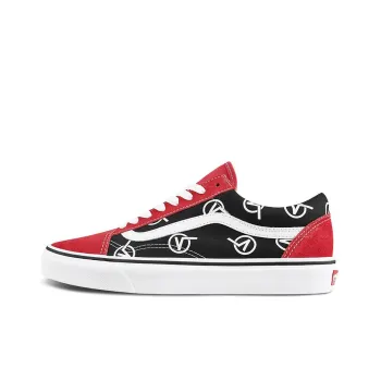 Vans Old Skool Vlogo 'Black Red'