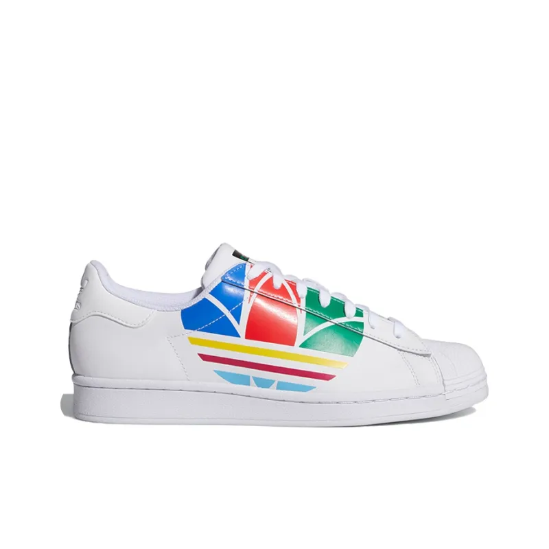 Adidas Superstar Pure 'Colorful Trefoil Cloud White'-1