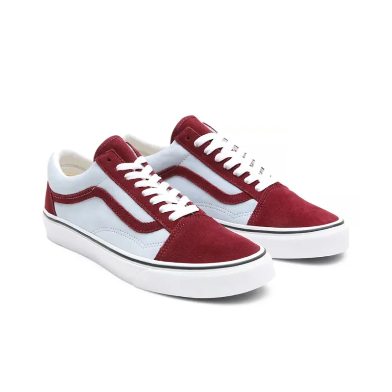 Vans 2tone Suede Old Skool 'Grey Red'-2