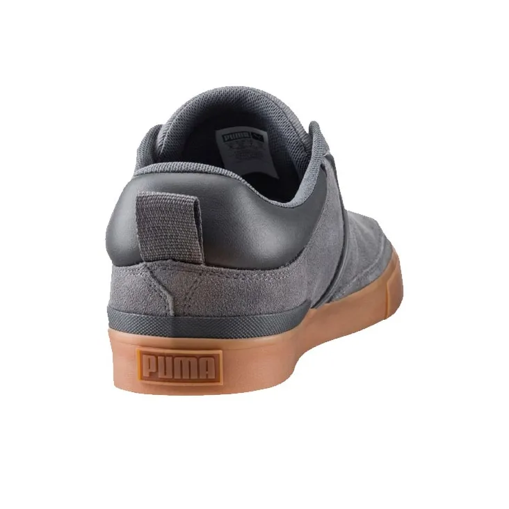 PUMA Funist Slider Vulc Anti-Slip Wear-Resistant Low-Top Skateboard Shoes Men's Gray-3