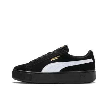 PUMA Vikky Stacked Retro Casual Skateboarding Shoes Black Women's