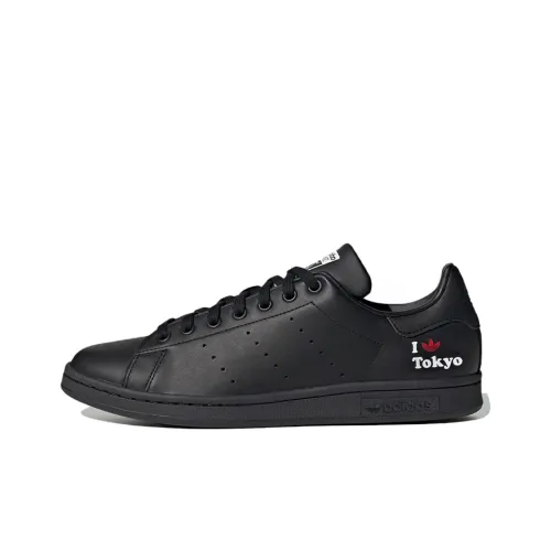 Adidas Originals STAN SMITH Collection Skateboard Shoes Unisex Low-Top Black/White/Red