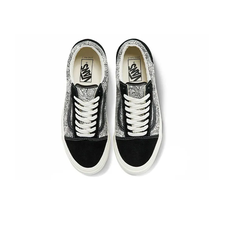 Vans Vault Old Skool Black White Paisley-2